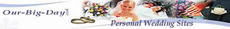 Our Big Day - Personalised wedding websites 